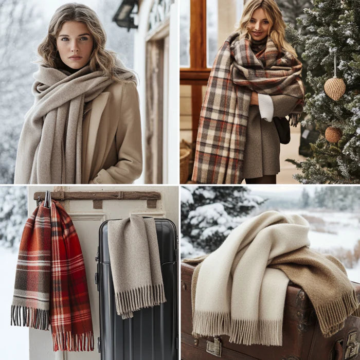 Voyages d’hiver stylés avec soie doublée