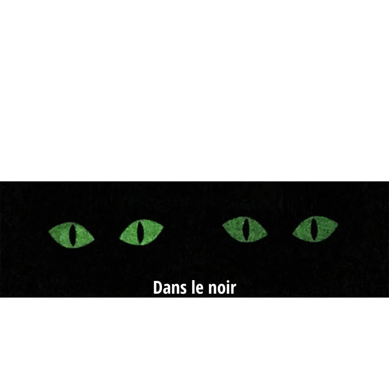 Cache-tétons chat led avec yeux lumineux pour un look