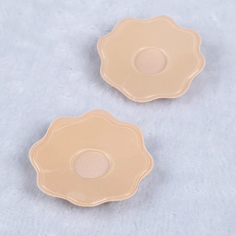 Cache-tétons contour naturel - pétales de peau