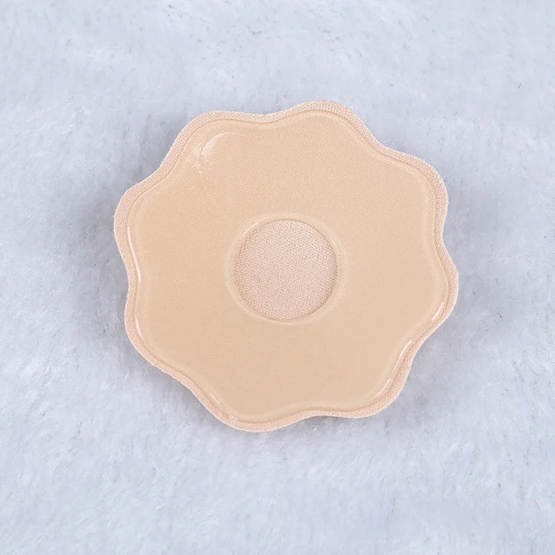 Cache-tétons contour naturel - pétales de peau
