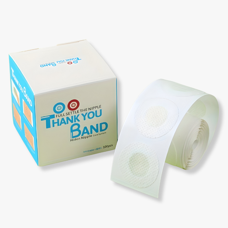 Rouleau cache-tétons adhésifs - Blanc