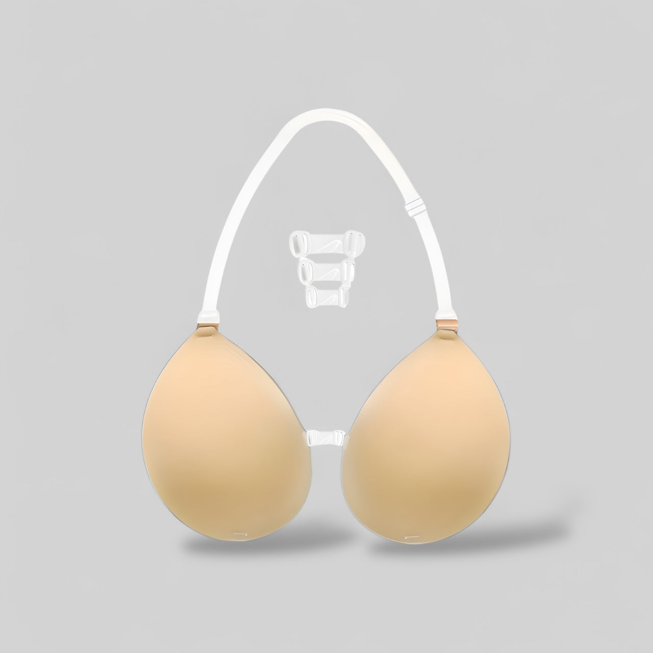 Soutien-gorge adhésif push-up avec bretelles