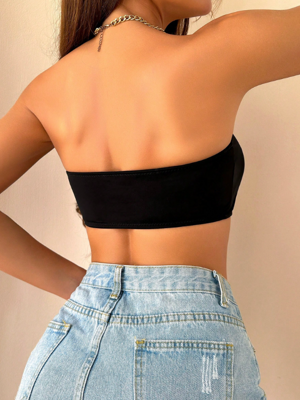 Soutien-gorge avec fermeture avant et bonnets matelassés
