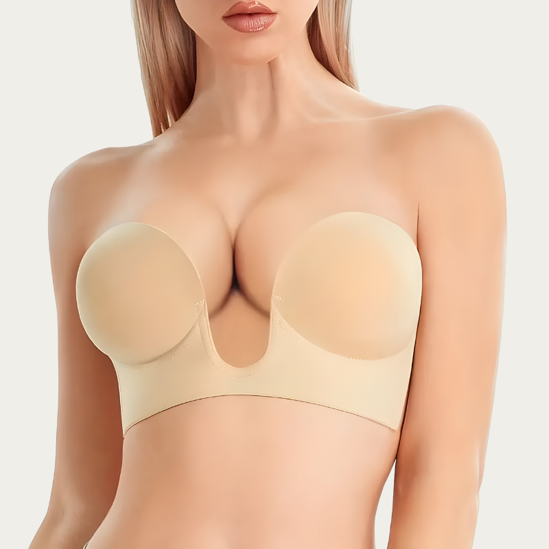 Soutien-gorge dos nu sans bretelles - Beige / S