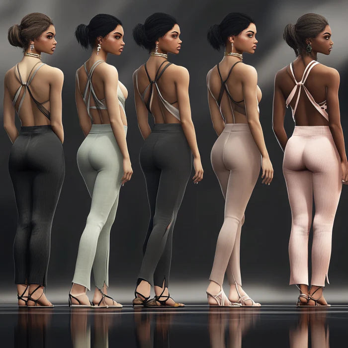 Body Dos Nu pour un Look Monochrome Élégant et Sophistiqué