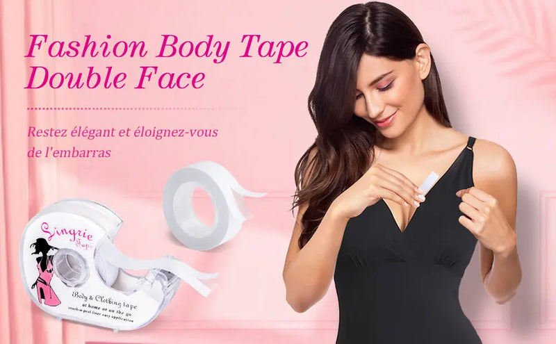 Body Tape Hypoallergénique : Maintien Parfait pour Vos Robes de Soirée