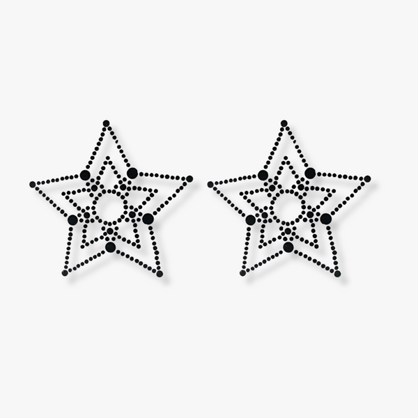 Bijoux cache-tétons paillettes étoile