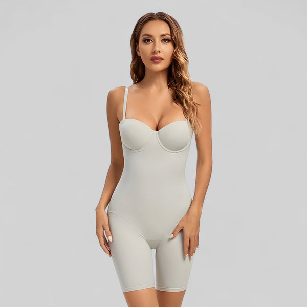 Body short gainant femme avec soutien-gorge intégré