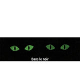 Cache-tétons chat led avec yeux lumineux pour un look
