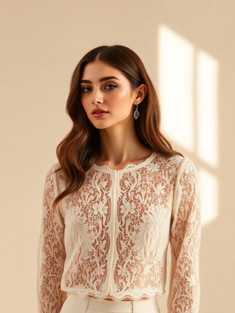 Tops dentelle & soie