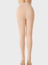 Collant polaire beige anti-froid - Beige / Taille unique
