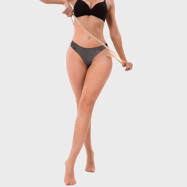 Collants résille grande taille - Taille haute extensibles et amincissants