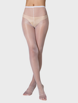 Collants satinés effet seconde peau - Bas transparents