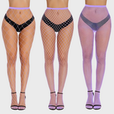 Ensemble de 3 Collants filet - Mailles fines moyennes