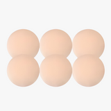 Pack 3 - cache-tétons silicone ultra-fins - Pêche / 7cm