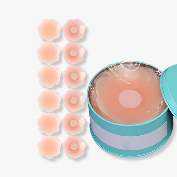 Pack 6 cache tétons pétales