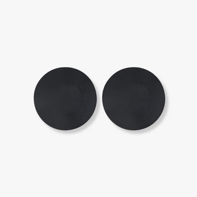 Pack cache-tétons adhésifs ronds - Noir / 10 Paires