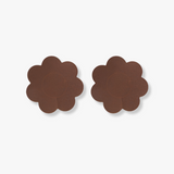 Pack cache-tétons tissu peaux noires - Marron / 10 Paires