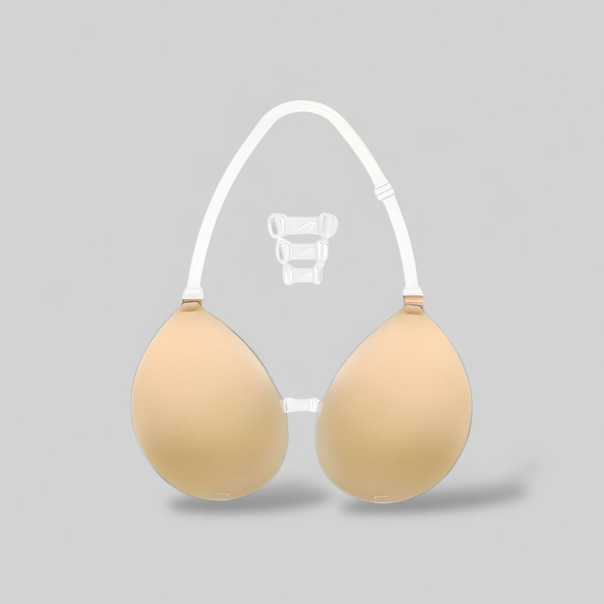 Soutien-gorge adhésif push-up avec bretelles