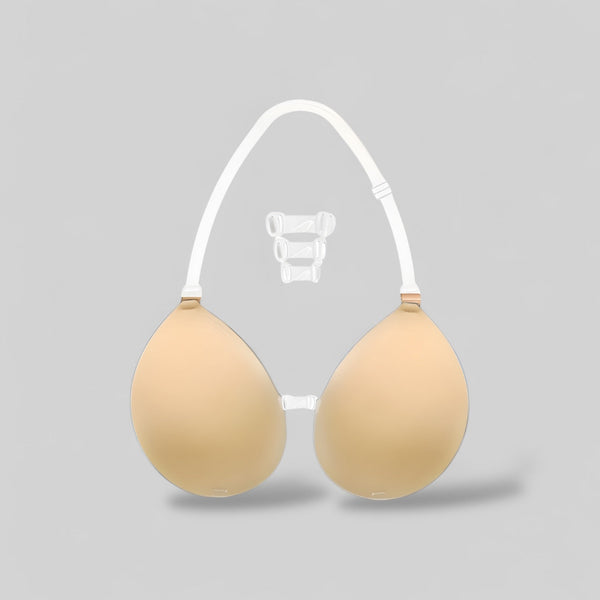 Soutien-gorge adhésif push-up avec bretelles