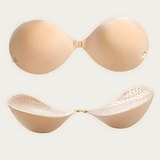 Soutien-gorge adhésif rembourré invisible avec clips