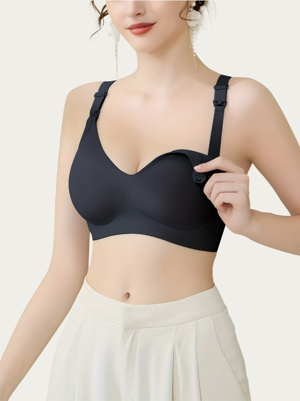 Soutien-gorge allaitement avec armatures de soutien - Noir