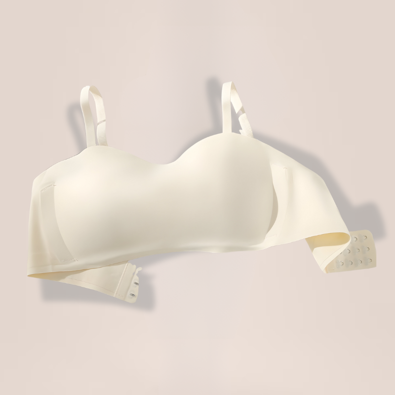 Soutien gorge bandeau avec bretelle - Blanc / S