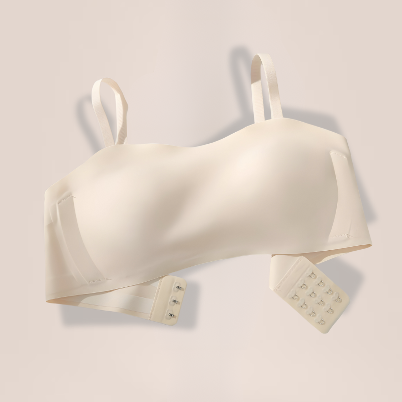 Soutien gorge bandeau avec bretelle - Crème / S