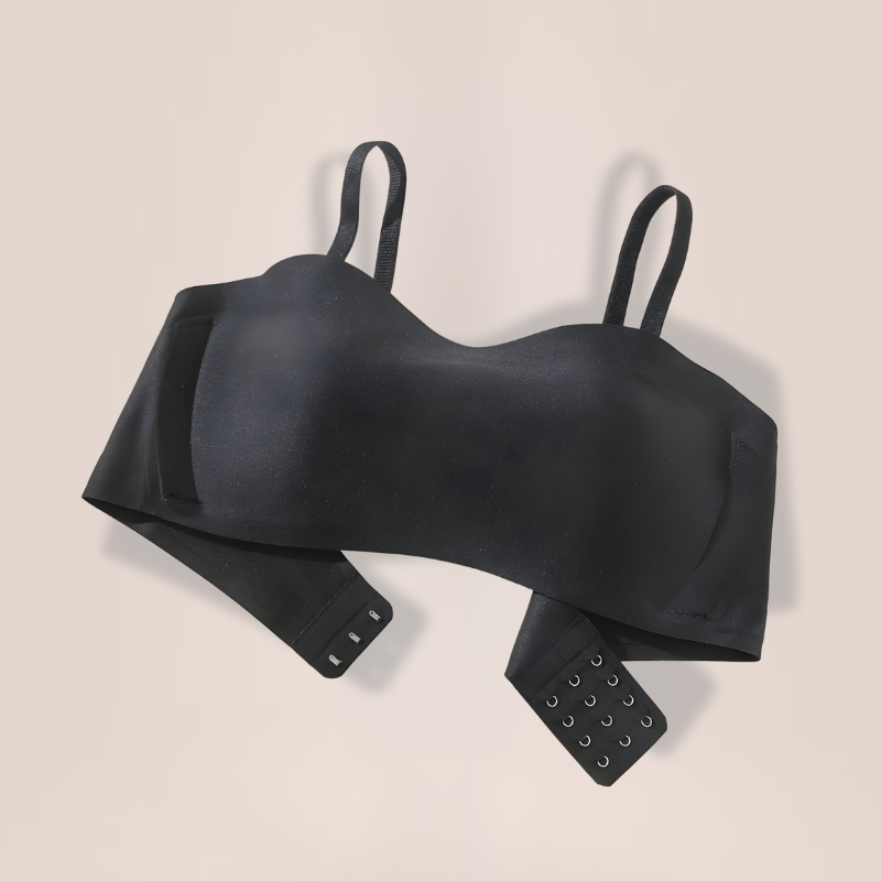 Soutien gorge bandeau avec bretelle - Noir / S