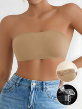 Soutien gorge bandeau invisible Beige / S