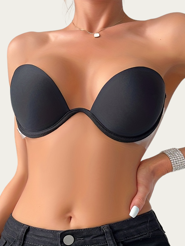 Soutien-gorge push-up invisible avec coussinets amovibles