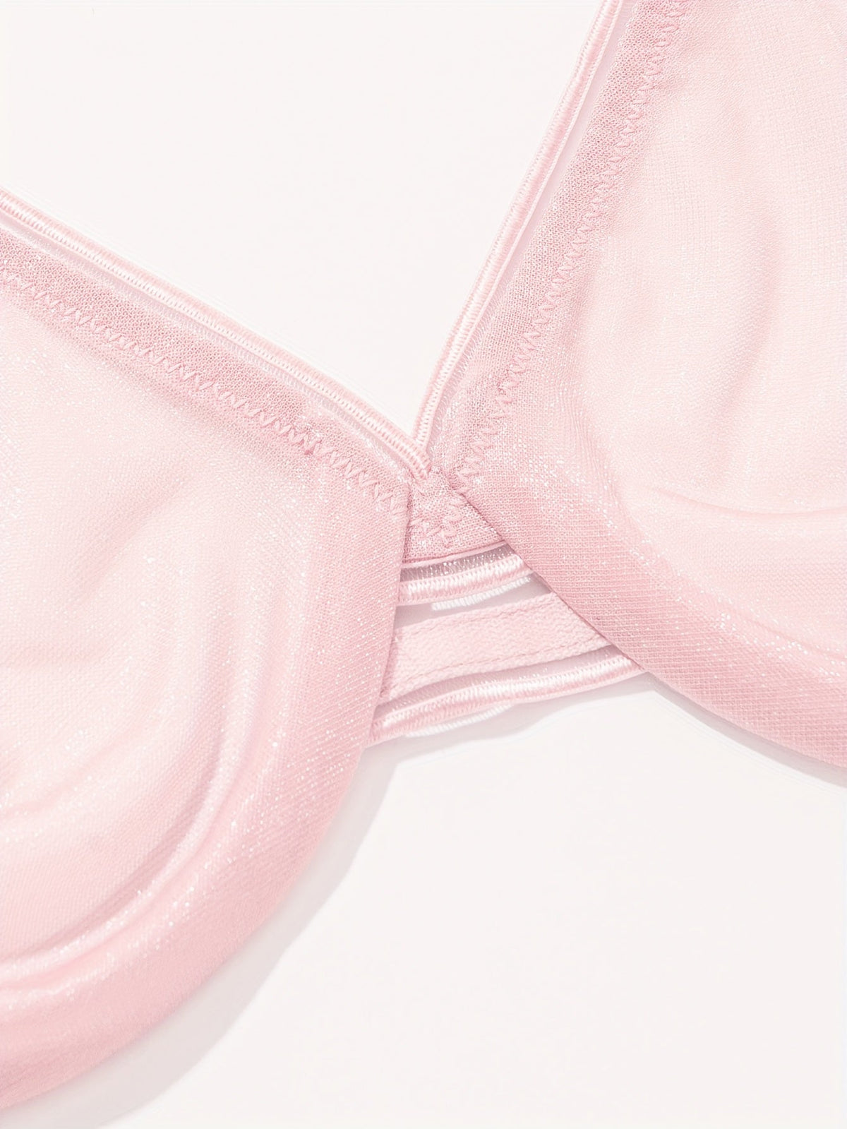 Soutien-gorge satiné sans couture avec armatures