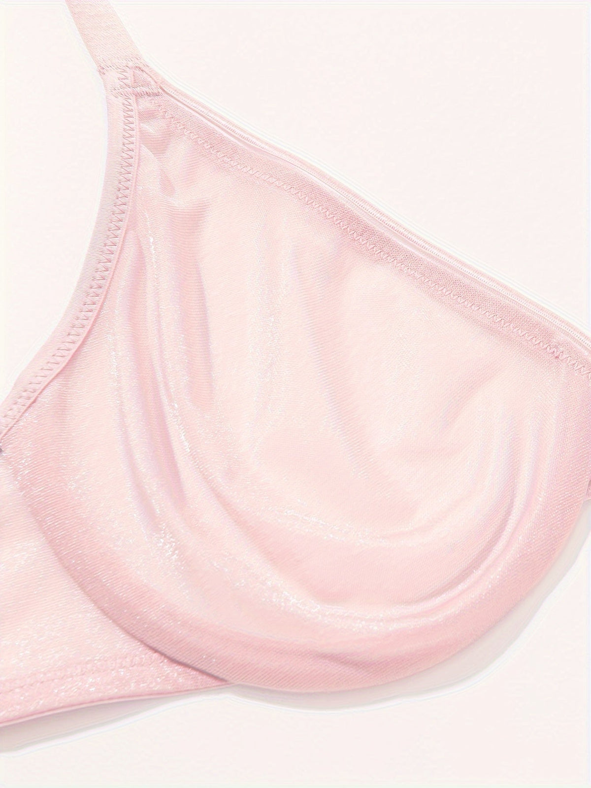 Soutien-gorge satiné sans couture avec armatures