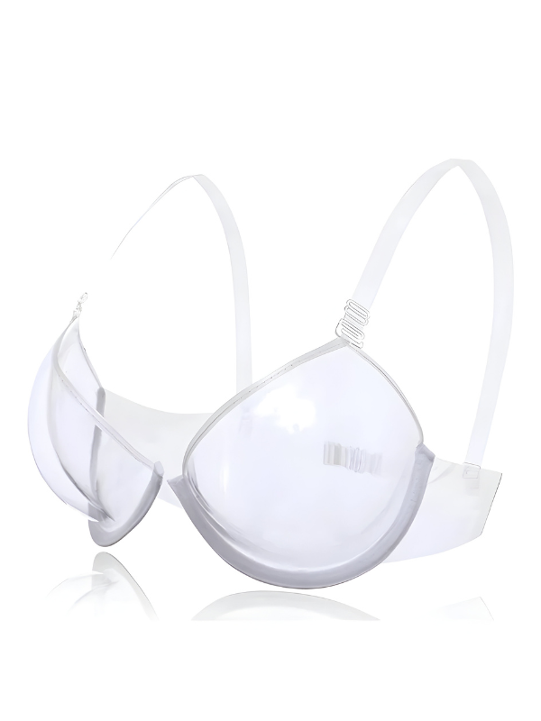 Soutien-gorge transparent en plastique